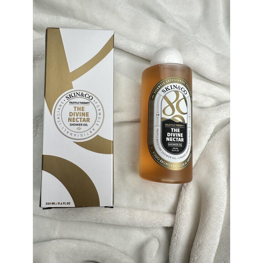 SKIN&CO Truffle Therapy Divine Nectar Shower Oil Wash 8.4 Fl Oz New Italy